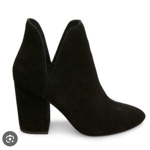 NEW Steve Madden Black Suede Rookie Bootie